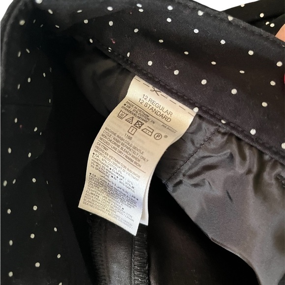 Old Navy Harper Mid-Rise Polka Dot Pants - Picture 3 of 4